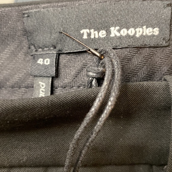 The Kooples Women's Black Light Suit Cuff Dress Pants Size 40 - Picture 4 of 7